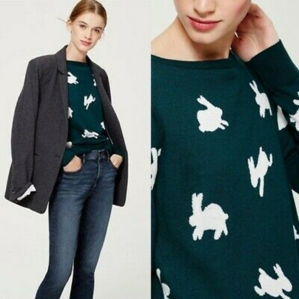 LOFT Bunny and Kitten Sweater